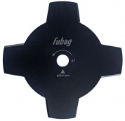 Триммерный диск FUBAG ф255мм; 4 лопасти; посадочный диаметр 25,4мм